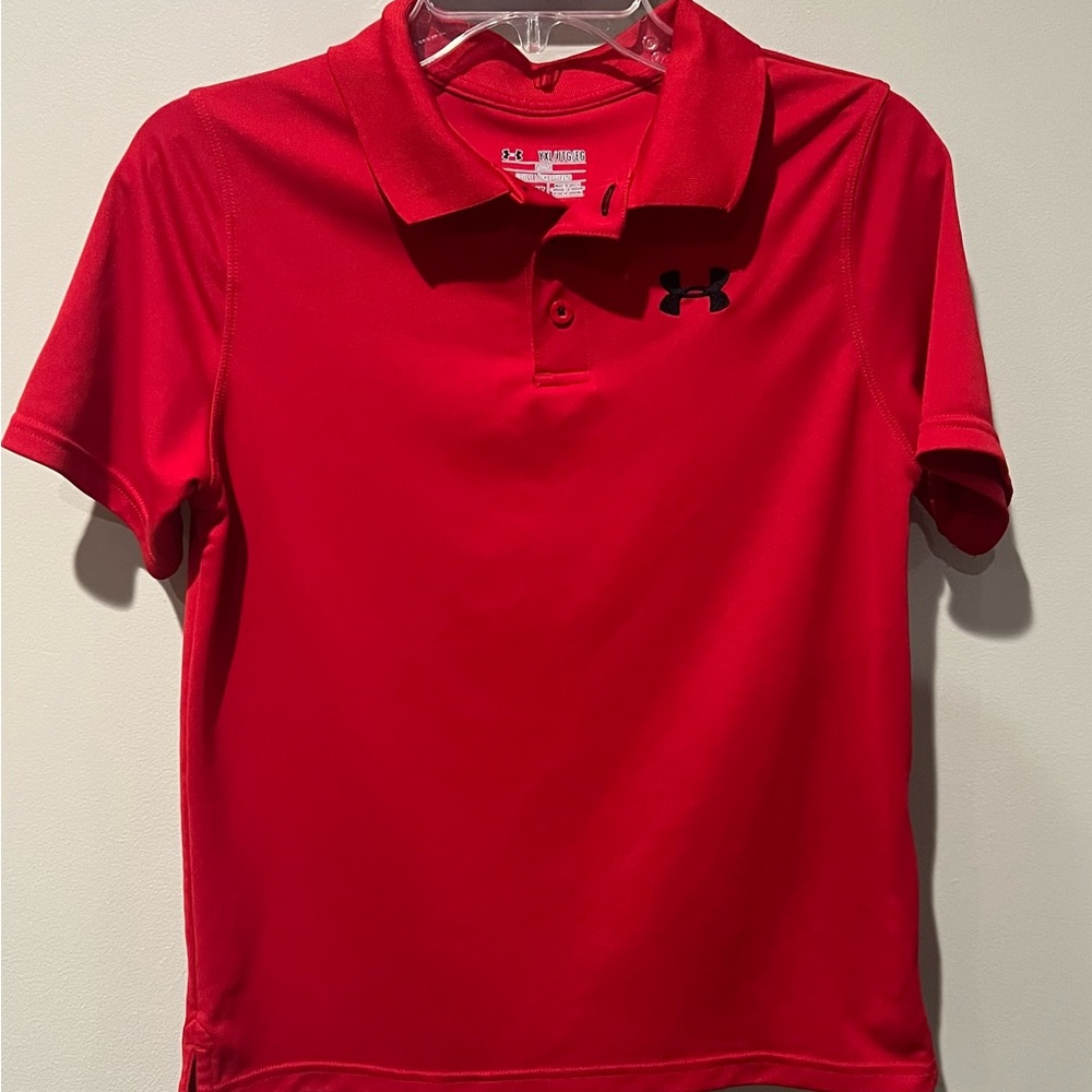 Under Armour Youth Bright Red Polo